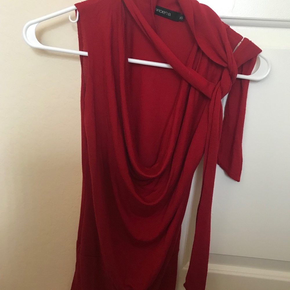 Arden B Red Dress top